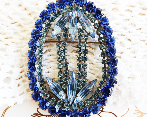 Austrian crystal brooch