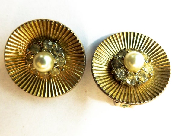 Coro jewelry clip earrings