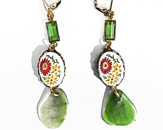 Long dangle earrings