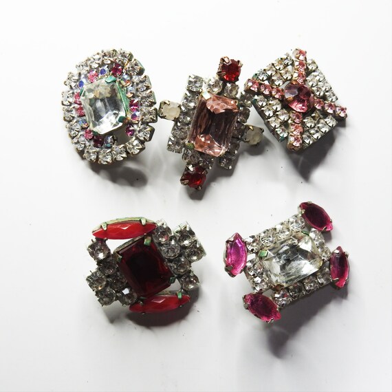 Rhinestone buttons