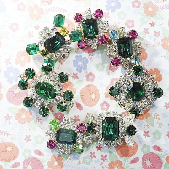 Lovely big glass buttons