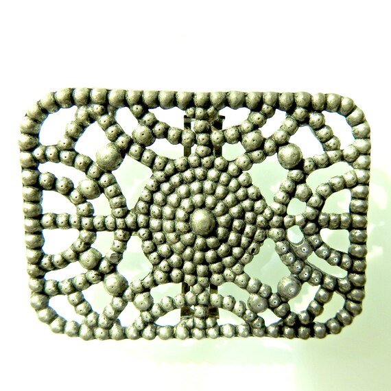 Unique vintage metal belt buckle