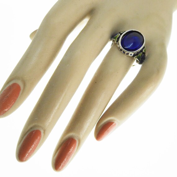 Boho style 925 silver ring