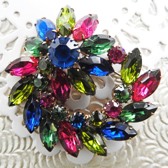 Circular brooch pin