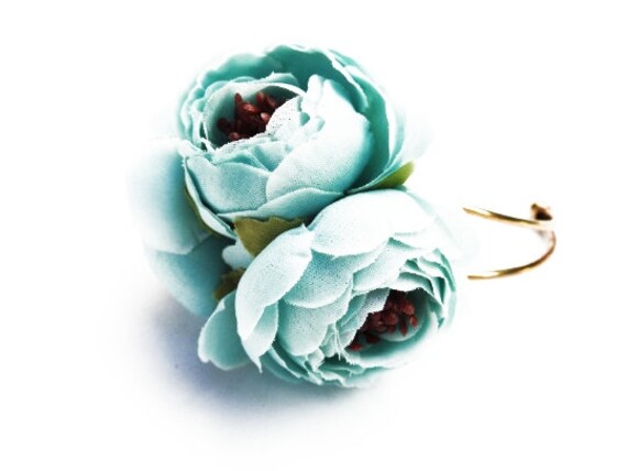 Peony prom corsage