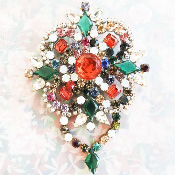 Antique czech brooch
