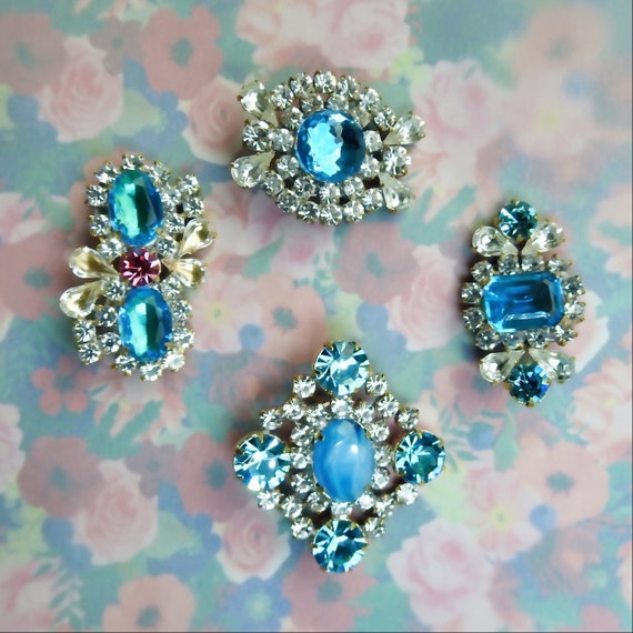 Luxury glass buttons for jewelry making