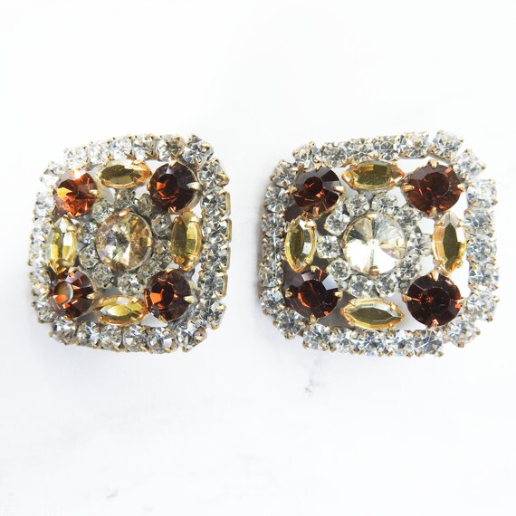 Retro elegant brown buttons for fancy fashion, unique hat pin making, and unusual jewelry making - Pair of 2 buttons 35 mm | 1.377''