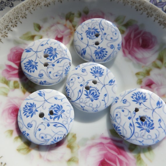 Wooden buttons for sewing on button headband