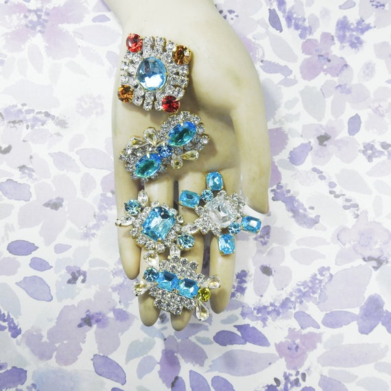 large light blue buttons