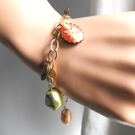 Chain Bracelet cameo jewelry