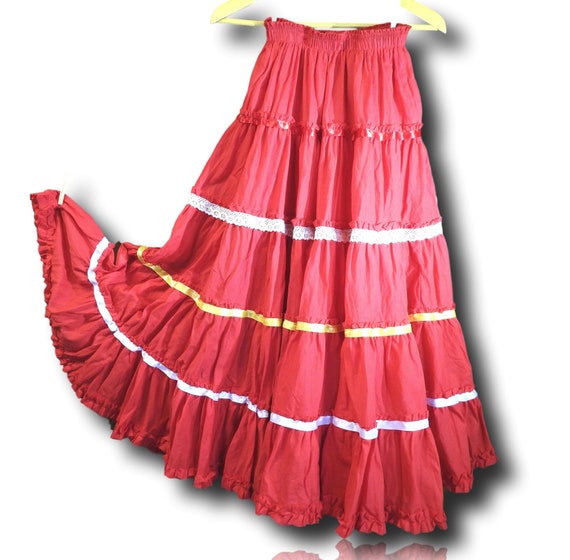 Long boho skirts for women