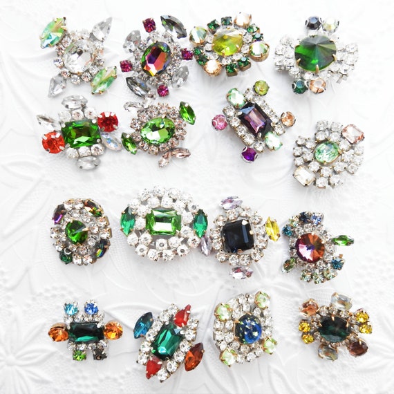 Czech glass buttons