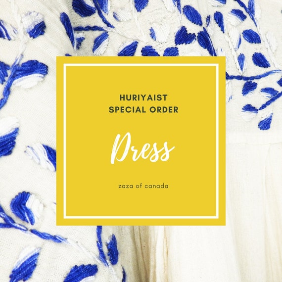 SPECIAL LISTING for Huriyaist // Embroidered dress