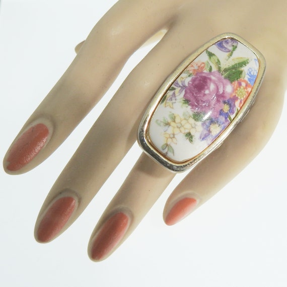 Floral rings jewelry