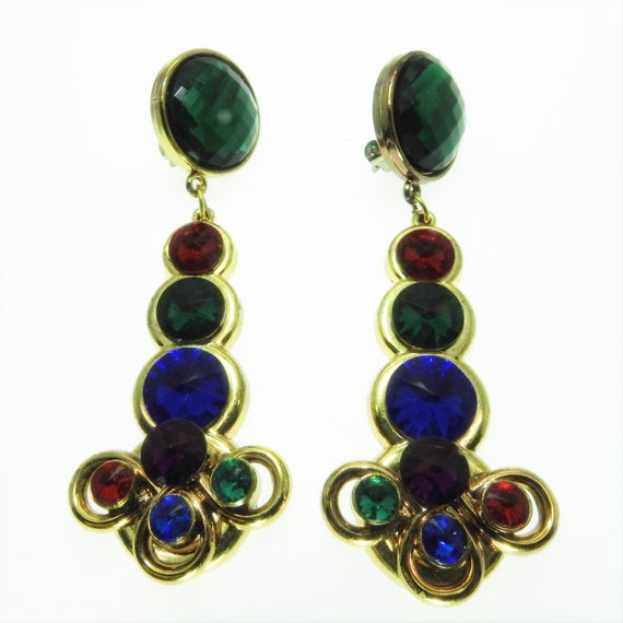 Vintage clip on earrings