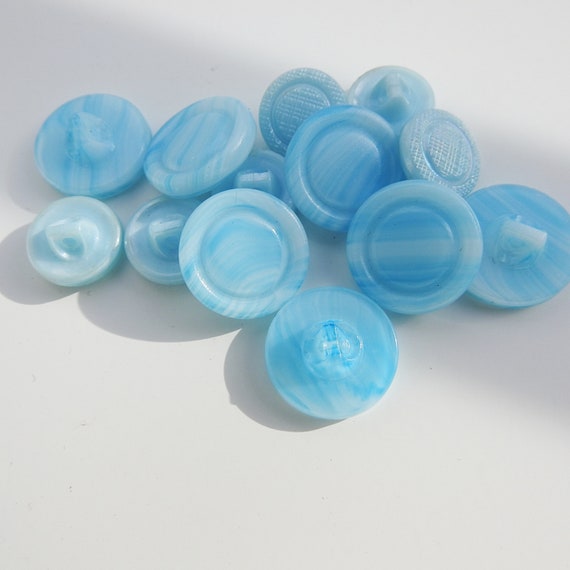 Blue vintage buttons