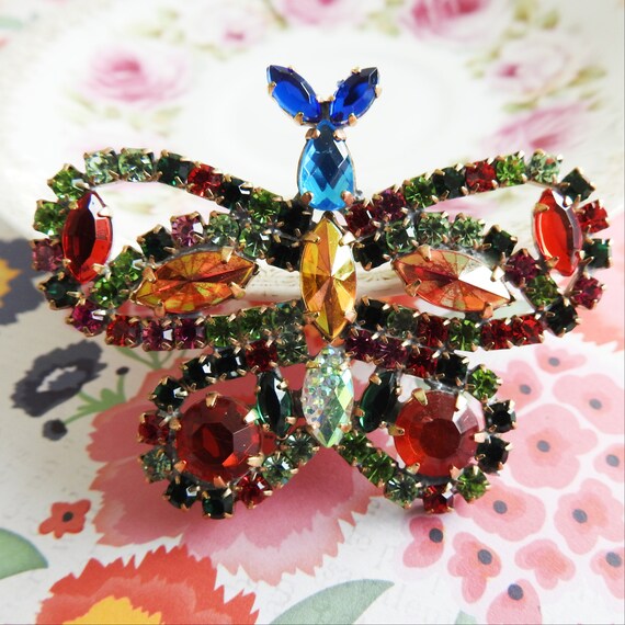 Vintage butterfly brooch
