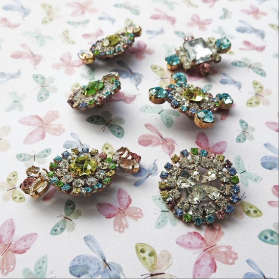 Decorative buttons for evening wear