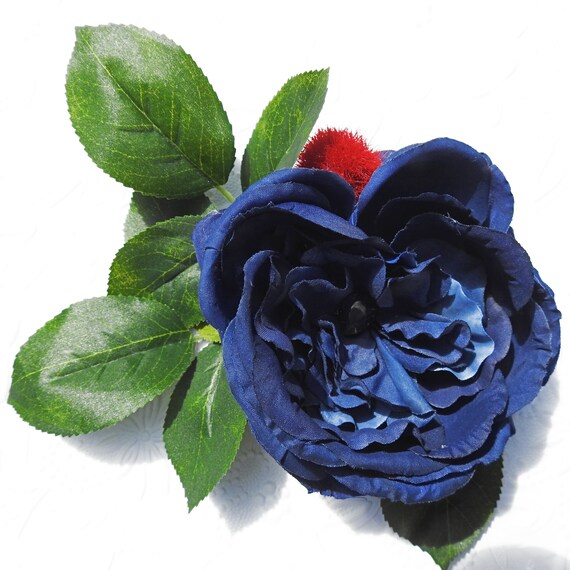 Rose flower pin brooch