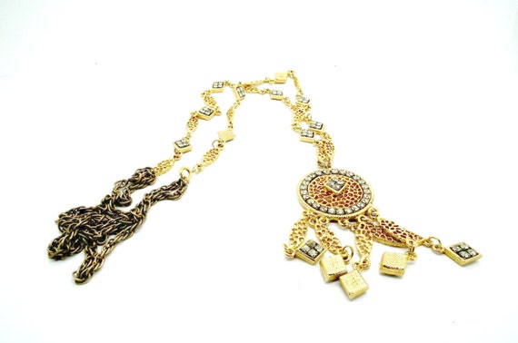 Long pendant necklace women, necklace pendant vintage, statement necklaces for women, bohemian pendant necklace, boho necklace long