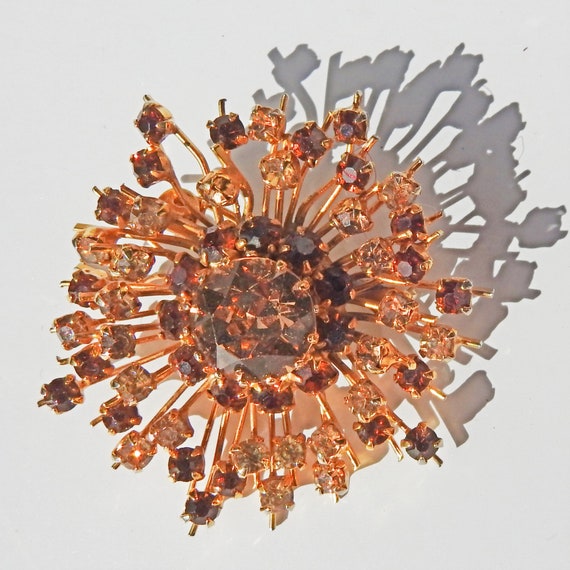ANTIQUE RHINESTONE BROOCHES