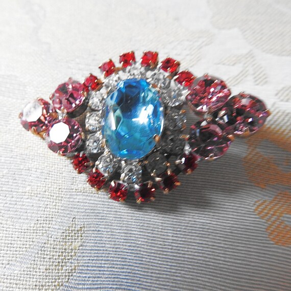 Colorful glass button