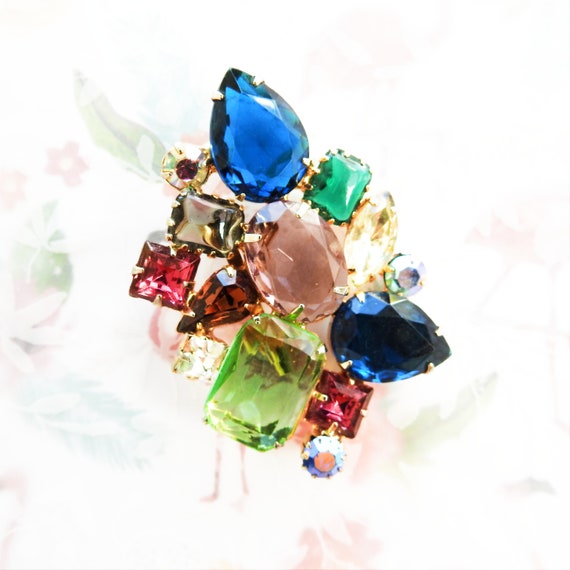 Juliana jewelry rhinestone brooch pin