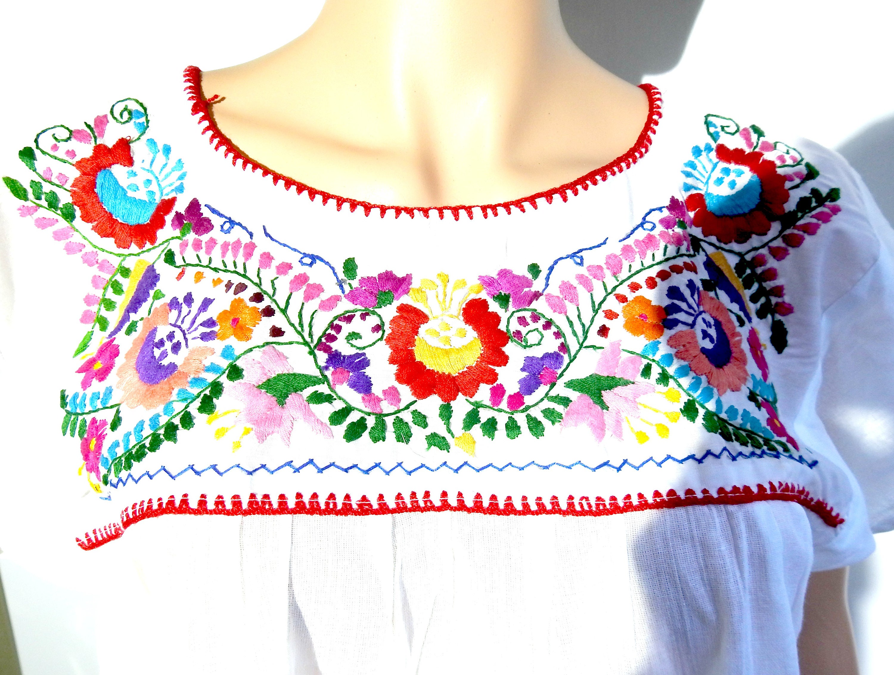 70s peasant top