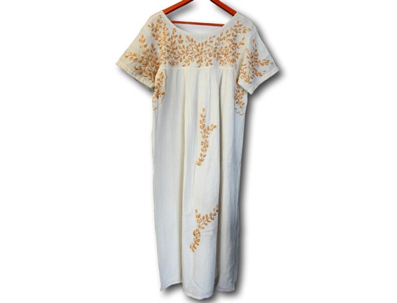Hand embroidered maxi dress