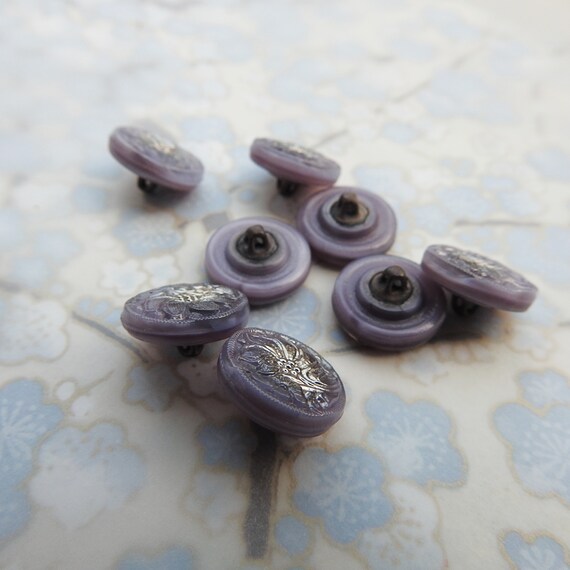 Cute purple buttons