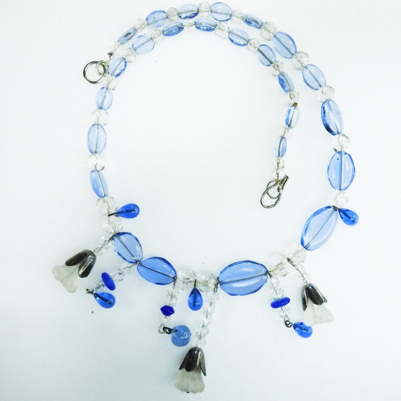 Czech glass necklace for women