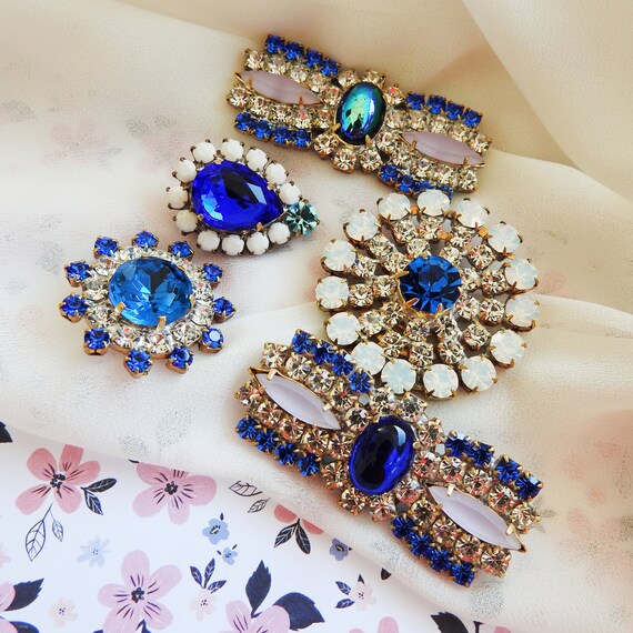 Blue Czech buttons