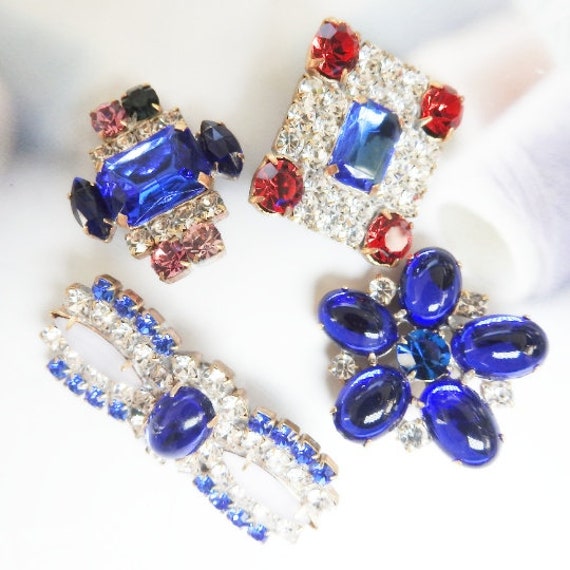 Large crystal buttons