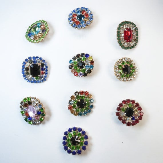 Sparkly sewing buttons