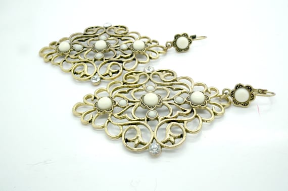 Long dangle earrings for women