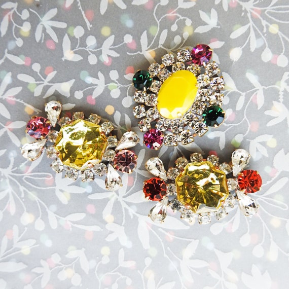 Antique Czech glass buttons