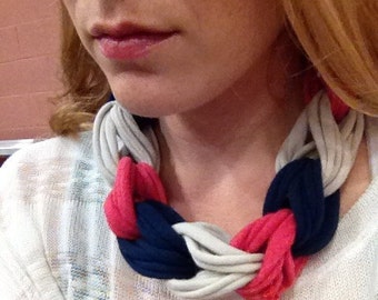 Upcycled T-Shirt Necklace