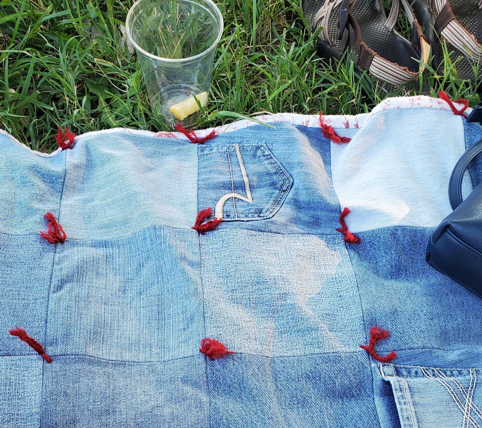 PDF Jean Quilt Tutorial Denim Quilt Tutorial Make Your Own Handtied