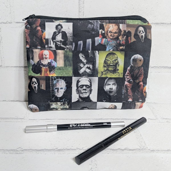 Horror Icon Makeup Cosmetics Bag