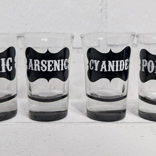 Name Your Poison Drink Glasses - Etsy