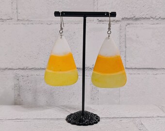 Candy Corn Dangle Earrings