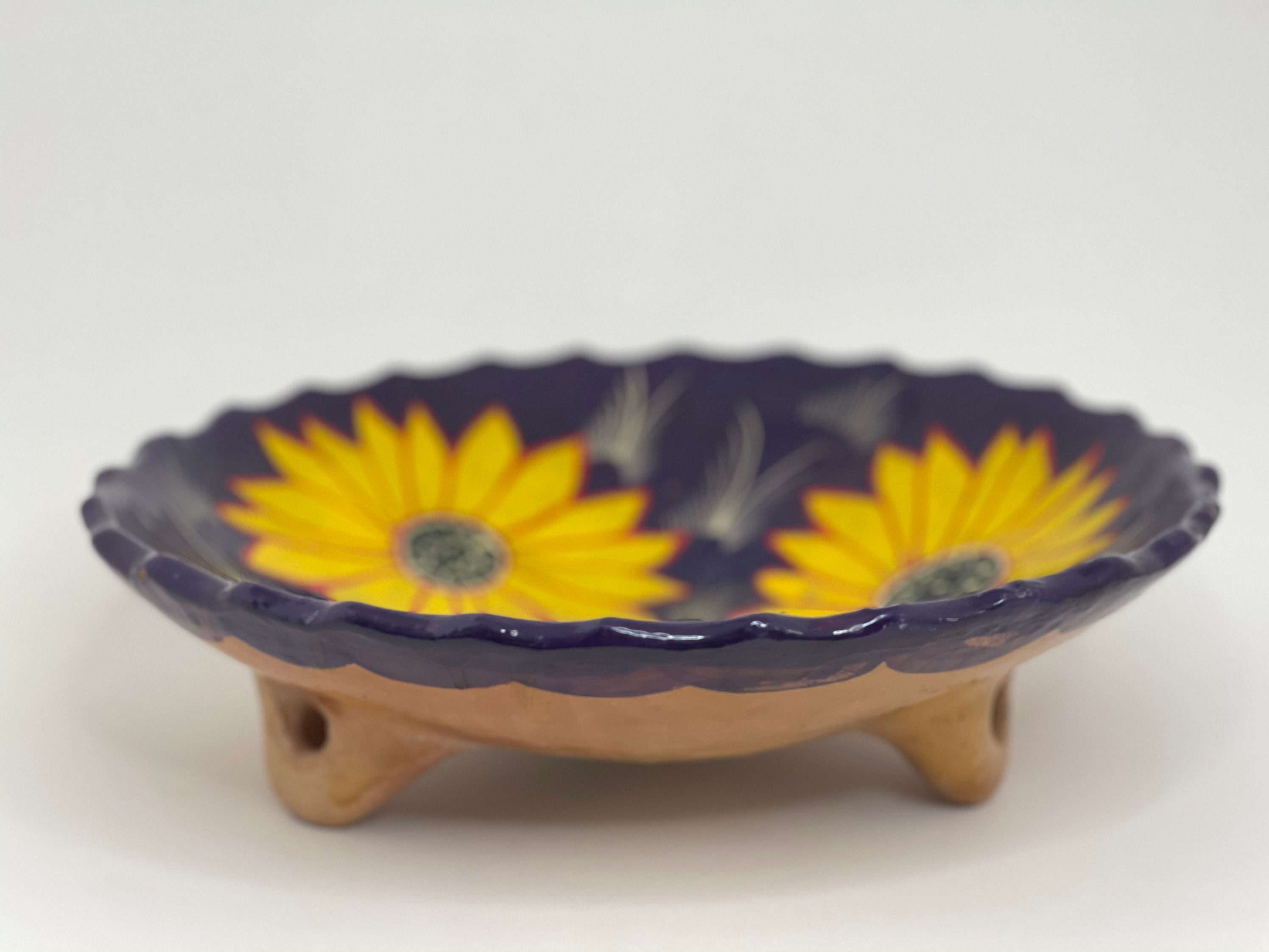 Sunflower Ceramic Bowl Beautiful handpainted ceramic Etsy