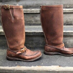 Vintage 50s Gokey Botte Sauvage Snake 