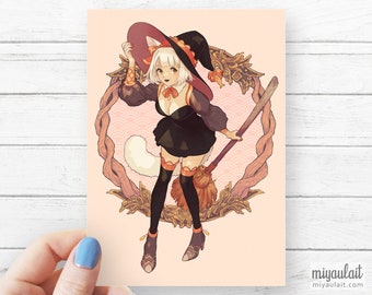 Witch Rosie 5x7" Print • Original Character