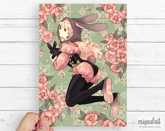 Bunny Ash 5x7" Print • Original Character