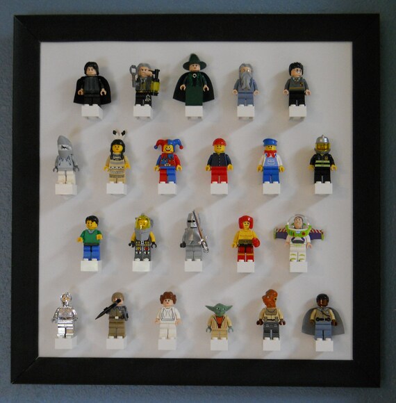 Items similar to Lego mini-figure display on Etsy