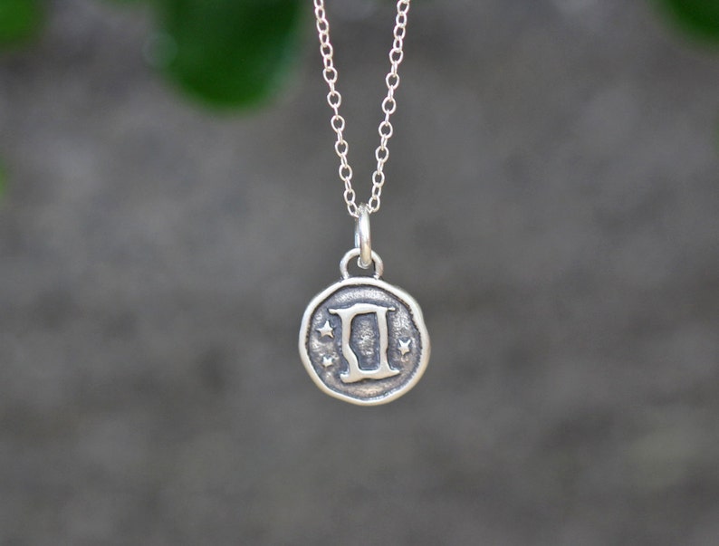 Gemini Pendant Necklace Zodiac Sign Jewelry Zodiac Symbol - Etsy Denmark