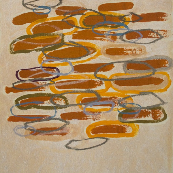 Gouache Painting on Paper, "Untitled", 2011