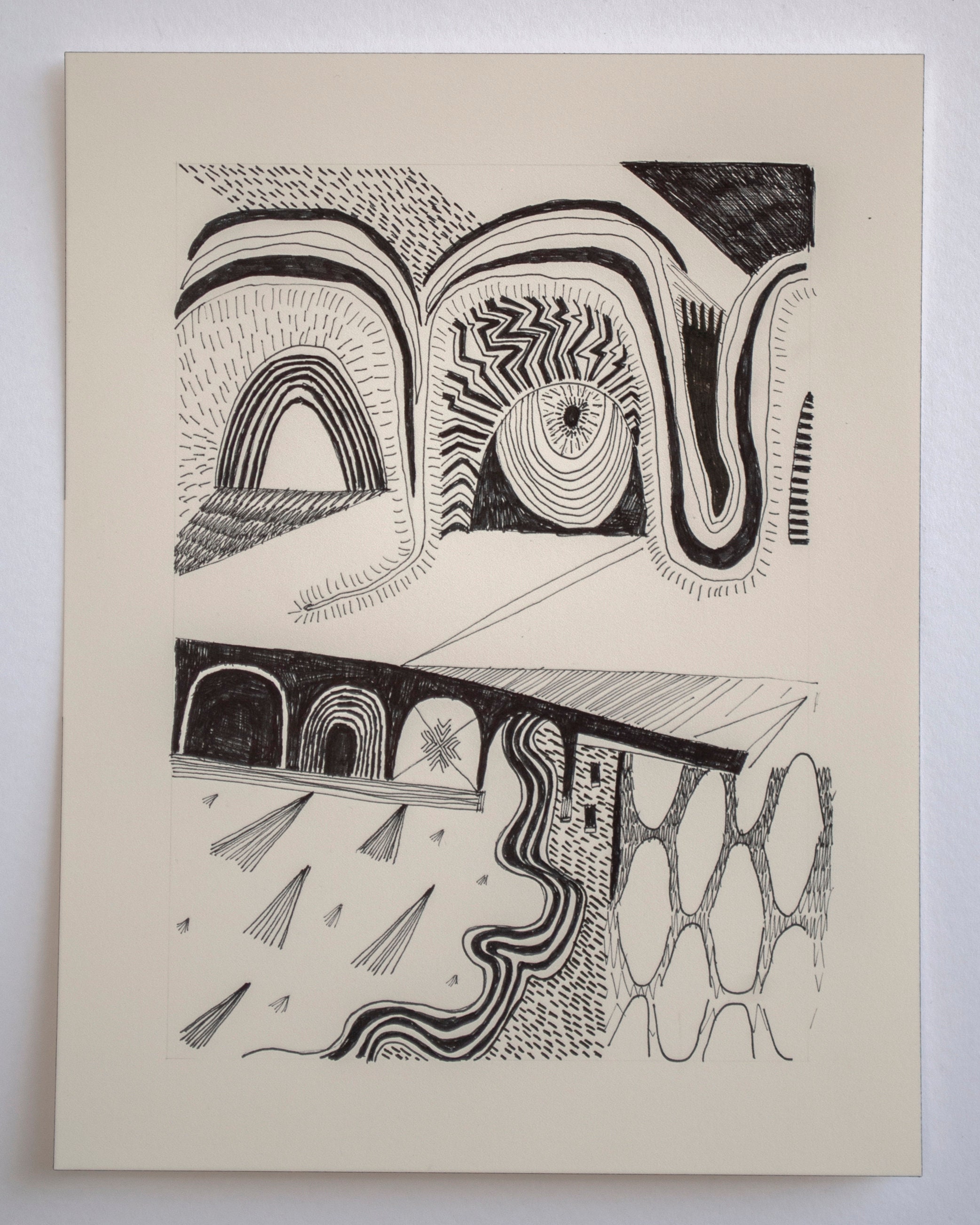 Pen Drawing on Paper, "visualizer - Etsy